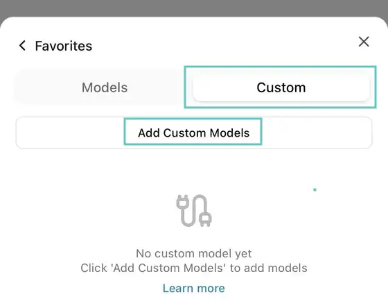 SurfMind Custom tab selected